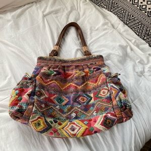 Anthropologie boho purse